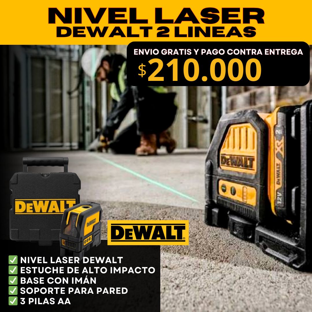 Súper Nivel Laser 2 Lineas - Dewal