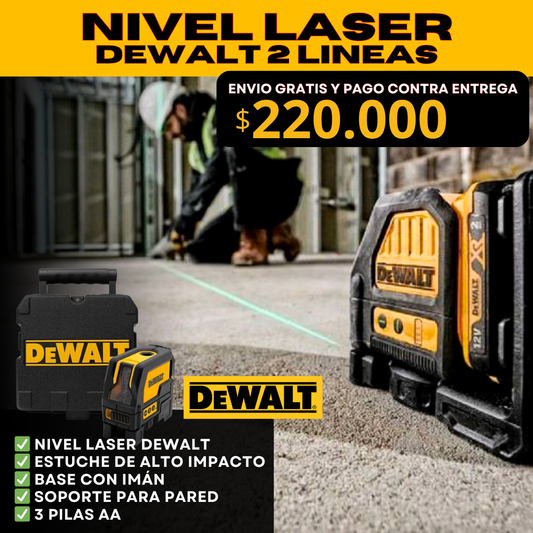 Súper Nivel Laser 2 Lineas - Dewal